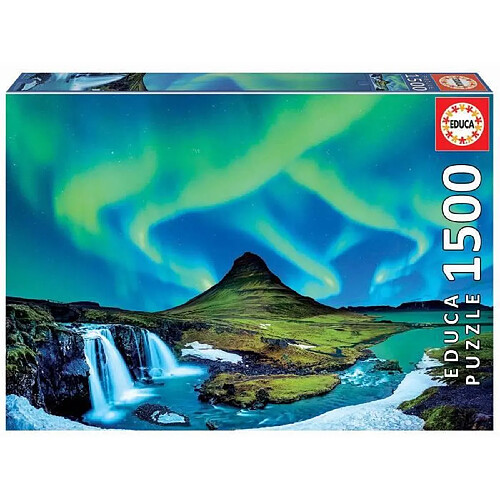 Educa Borras Puzzle - 1500 pièces Aurore Boréal, Islande