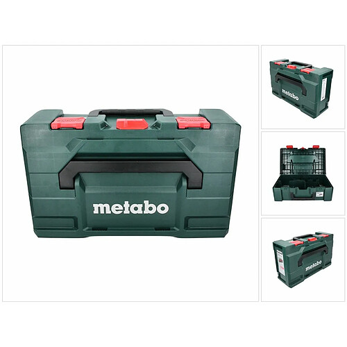 Metabo metaBOX 165 L Coffret de transport pour meuleuse d'angle 125 mm, en plastique, empilable (626890000)