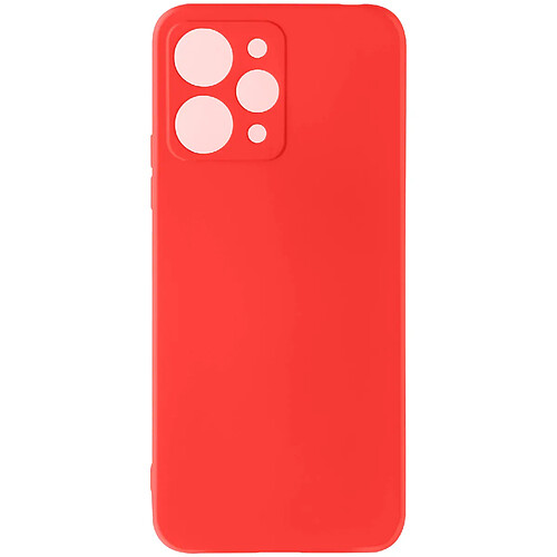 Avizar Coque pour Xiaomi Redmi 12 Semi-rigide Soft-touch Fast Cover Rouge