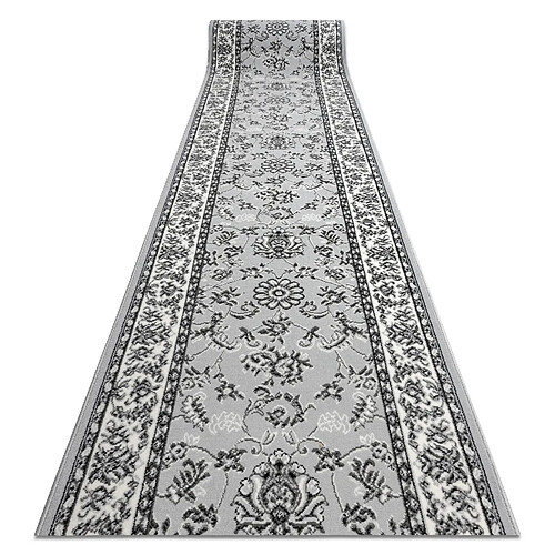 RUGSX TAPIS DE COULOIR BCF MORAD Klasyk classique gris 70 cm 70x300 cm