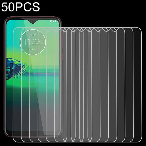 Wewoo Film de verre trempé 50 PCS pour le de d'écran de Motorola Moto G8 Play 9H 2.5D