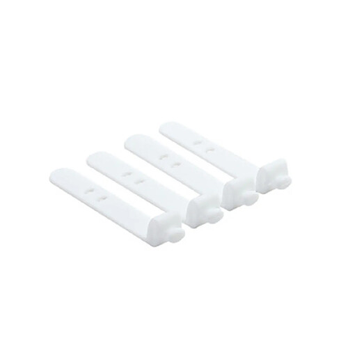 Wewoo 4 PCS couleur unie câble enrouleur organisateur titulaire Line Fixer Winder Blanc