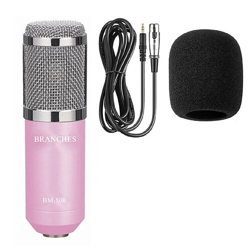 Universal Kit microphone pour condenseur professionnel BM 800: ordinateur + microphone + porte-impact + capuchon en mousse + câble comme microphone pour BM 800 BM800 |