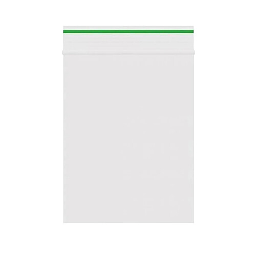 Pack Lot de 100 sachets Zip 40x60mm 90 microns Vert