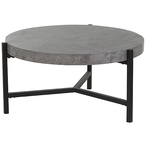 Beliani Table basse MDF Gris clair BONITA