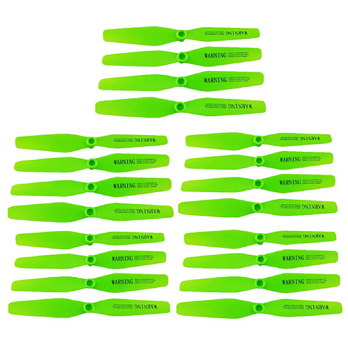 20pcs drone pales d'hélice pour syma quadcopter accessoires de rechange vert