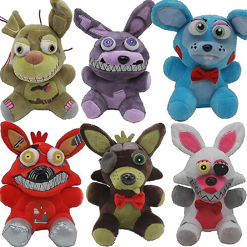 Universal 6pcs 5 nuits chez Freddy en peluche 18 cm