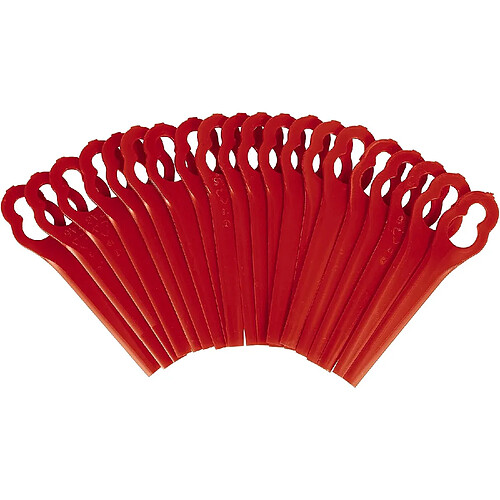 INF Lames de coupe pour tondeuse à gazon sans fil GARDENA, paquet de 20 Red