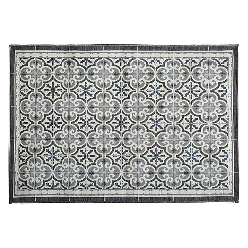 Atmosphera, Createur D'Interieur Tapis Extérieur + Intérieur Mosaïque 100 x 150 cm Gris - ATMOSPHERA