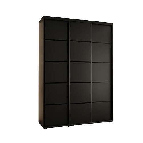 Abiks Meble Armoire DAVOS 4 À Portes Coulissantes 235,2/180/45 3 Portes