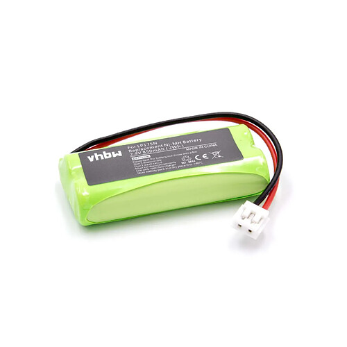 vhbw NiMH batterie 850mAh (2.4V) pour votre babyphone écoute-bébé babytalker Tomy BabyPhone LP175N, P71029B remplace LP175N, LP175, P71029, P71029B.