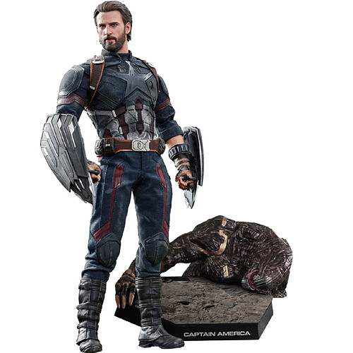 Hot Toys MMS481 - Marvel Comics - Avengers 3 : Infinity War - Captain America Movie Promo Edition Deluxe Version