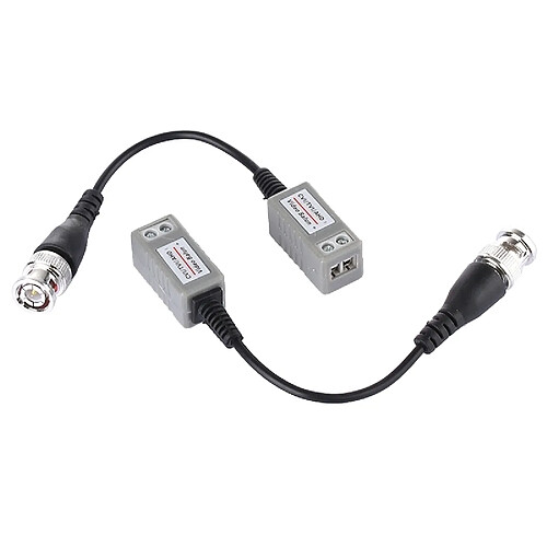 Wewoo Vidéo Balun d'émetteur-récepteur passif de 2 PCS HD 202P coaxial CVI / TVI / AHD 1CH