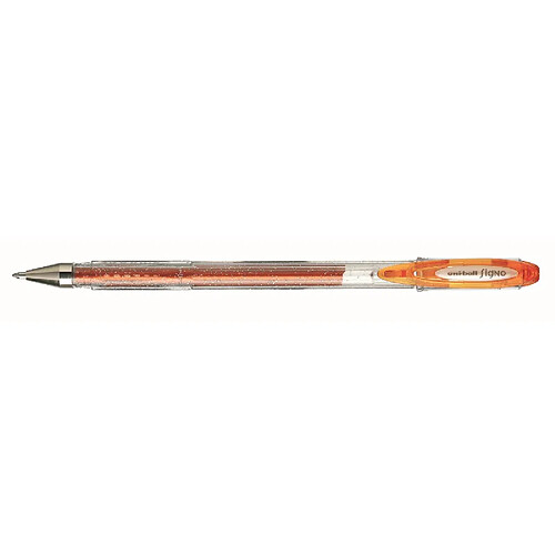 ROLLER ENCRE GEL ORANGE PAILLETÉ 1 MM