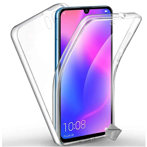 Htdmobiles Coque silicone gel fine 360 integrale pour Huawei P30 Pro + verre trempe - TRANSPARENT