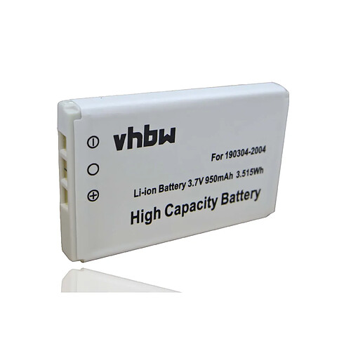 Vhbw Batterie Li-ION 950mAh, pour clavier Logitech diNovo Edge, DiNovo Mini, Y-RAY81, remplace les modèles 190304-2004, F12440071 et M50A