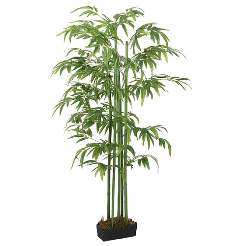 vidaXL Bambou artificiel 240 feuilles 80 cm vert