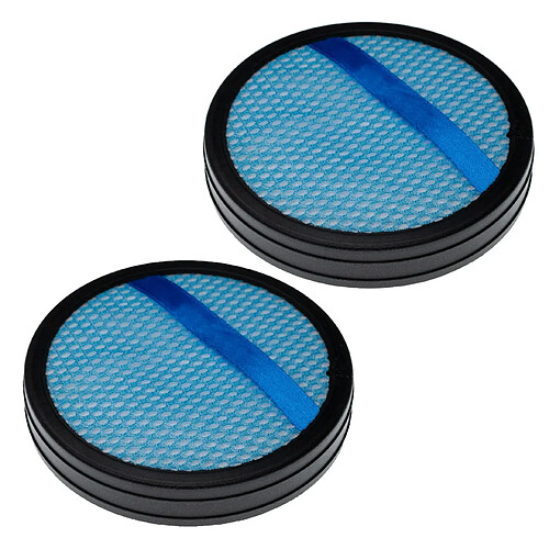 vhbw Lot de 2x filtres d'aspirateur compatible avec Philips PowerPro Duo FC6164, FC6166, FC6162, FC6163 batterie-aspirateur - Filtre mousse