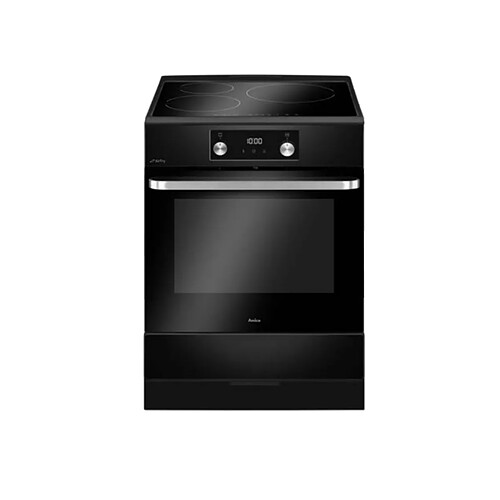 Cuisinière induction 77l 3 feux noir - ACI7007RN - AMICA