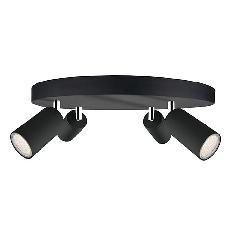 Lumière Oeil Grappes de spots pour plafond Noir, 30cm, 4x GU10