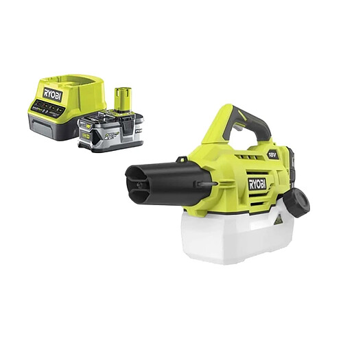 Pack RYOBI Brumisateur RYOBI 18V One Plus 2L - RY18FGA-0 - 1 batterie 18V 4.0Ah - 1 chargeur rapide 2.0Ah RC18120-140