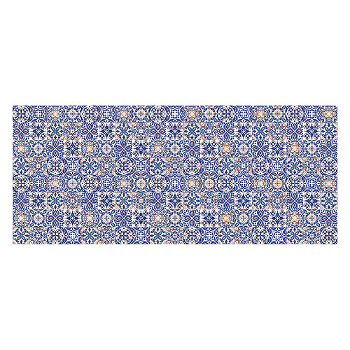 Alter Tapis de cuisine, 100% Made in Italy, Tapis antitache avec impression numérique, Tapis antidérapant et lavable, Modèle Hanford, 240x52 cm