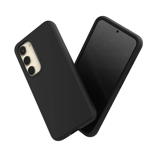 RhinoShield Coque Compatible avec [Galaxy S23] SolidSuit - Coque Fine avec Technologie d'absorption des Chocs et Finition Premium Matte - Noir Classic