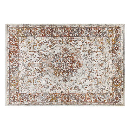 Beliani Tapis beige et marron 160 x 230 cm VAYK