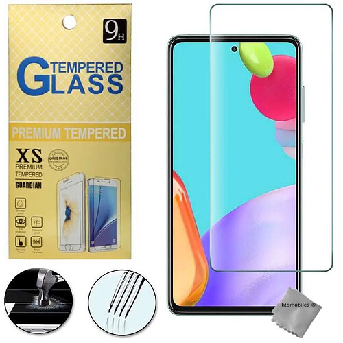 Htdmobiles Film de protection vitre verre trempe transparent pour Samsung Galaxy A52 5G