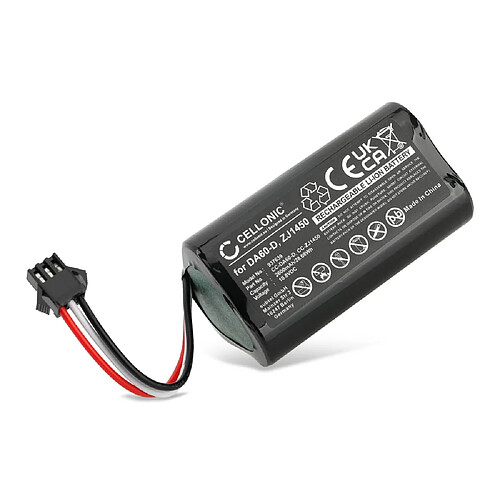 Batterie pour ECOVACS Deebot Slim 2, Deebot Slim 1, DA60, DB35, TCR360, DA611, DA60-Darfon 2600mAh de CELLONIC