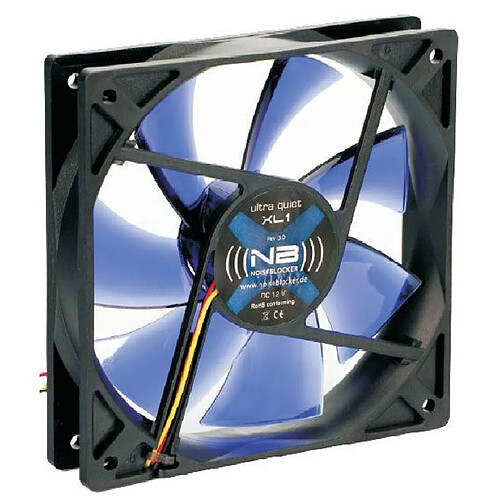 Ventilateur 120 mm - 40 CFM - 13 dBA - NB-BlackSilentFan XL1