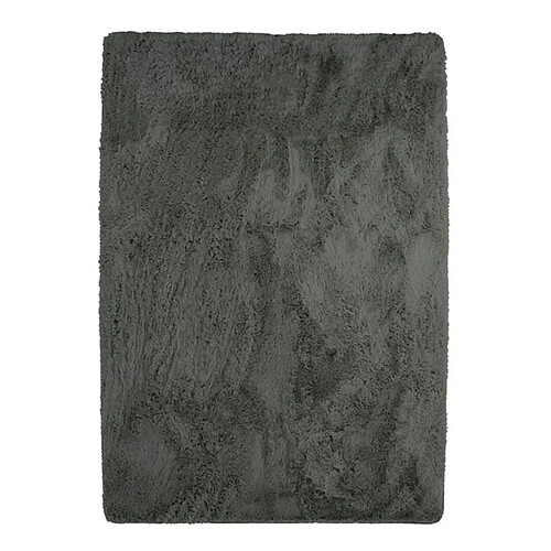 Thedecofactory NEO YOGA - Tapis lavable à base fine et souple extra doux gris foncé 190x290