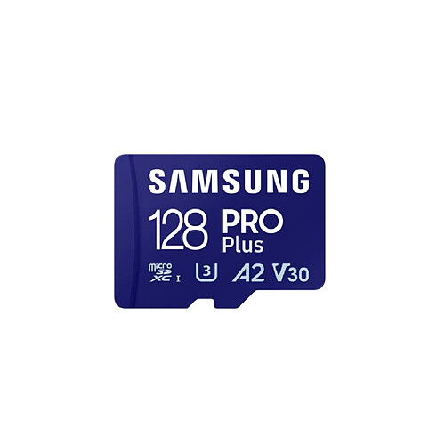 CARTE MEMOIRE SAMSUNG 128 Go MICRO-SD PRO PLUS avec lecteur USB Classe 10 / MB-MD128SB/WW