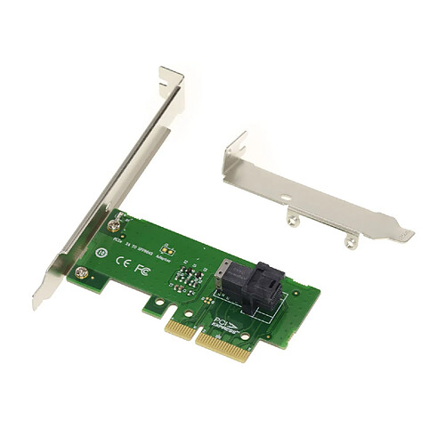 Kalea-Informatique Carte contrôleur PCIe 3.0 4x pour SSD U.2 NVMe (U2 NGFF) Port SFF-8643. 32Gb/s. High et Low profile.