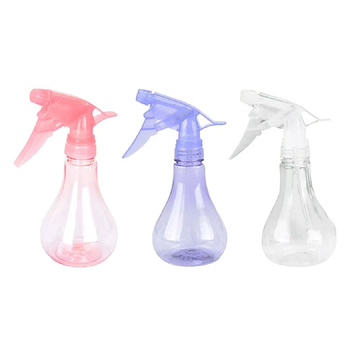 3x Flacon Pulvérisateur En Plastique Vide Contenant Rechargeable Pour Les Cheveux Des Plantes D'huiles Essentielles