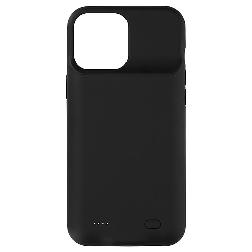 Avizar Coque iPhone 13 Pro Rigide avec Batterie 6500mAh Soft touch Noir