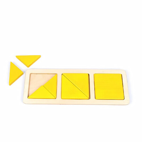 BSM - Les carrés et triangles systeme Montessori