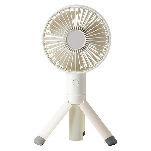 Petit Ventilateur Portatif Rechargeable USB (Blanc)