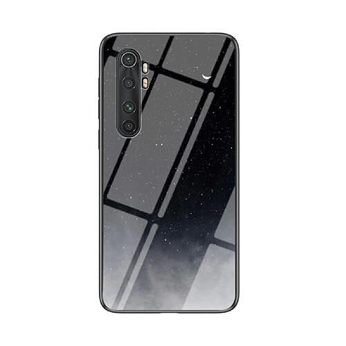 Coque en TPU modèle de ciel étoilé hybride étoilé noir pour votre Xiaomi Mi Note 10 Lite