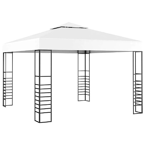 Maison Chic Tonnelle | Pergola de jardin 3 x 3 m Blanc -GKD60121