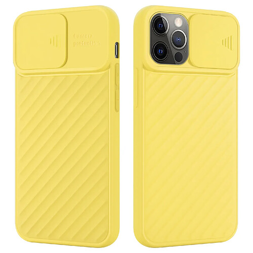 Cadorabo Etui iPhone 12 PRO MAX en Jaune Coque