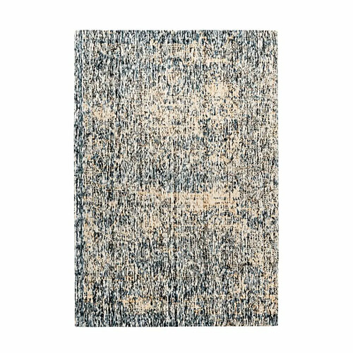 Paris Prix Tapis Tissé à Poils Courts Puerto Bleu & Beige 240 x 320 cm