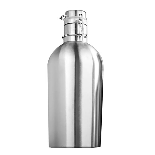 Swing Top Hip Flask Acier Inoxydable Home Brew Beer Growler Bouteille 1L