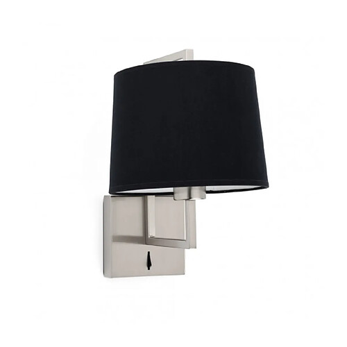 faro Lampe avec abat jour Frame Corps Acier,Tissu 17,6 Cm