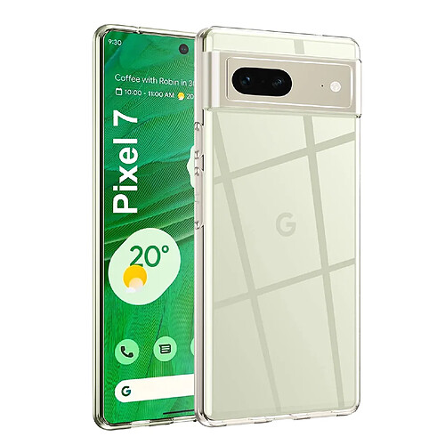 Xeptio Coque Google Pixel 7 5G Souple Transparente flexible Bumper TPU Invisible Antichoc Google Pixel 7 5G - Accessoires Pochette Case 2022