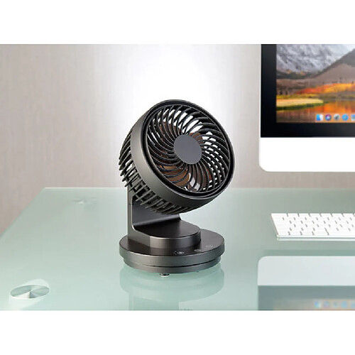 Sichler Haushaltsgerate Ventilateur de table USB 5 W à 3 niveaux de vitesse et oscillation VT-120.T