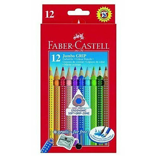 Faber Castell - Crayons de couleur JUMBO GRIP Import Allemagne