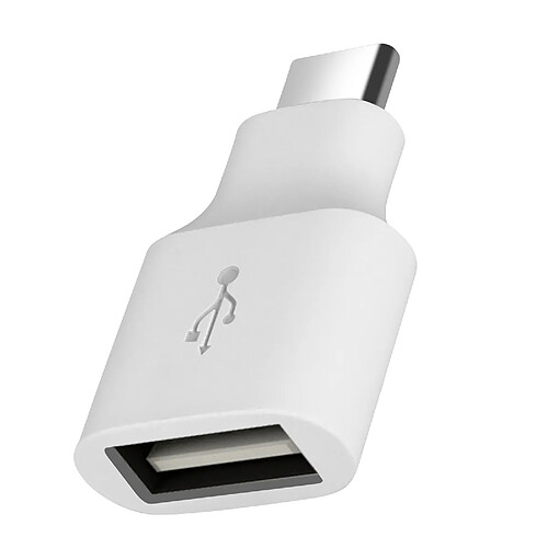 Adaptateur Google Original USB OTG femelle vers USB-C mâle, Blanc