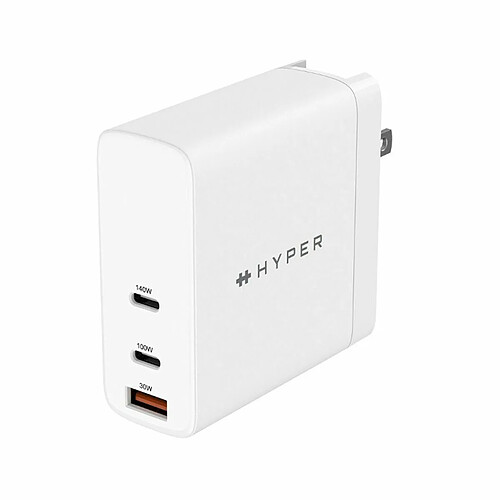 HyperDrive Cargador HyperJuice 140W 3xUSB-C 1xUSB-A Blanco