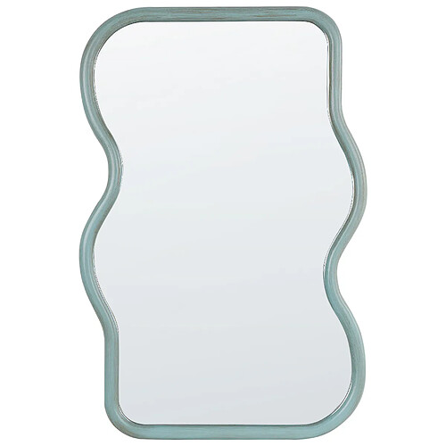 Beliani Miroir RONNET 90 cm Bleu clair